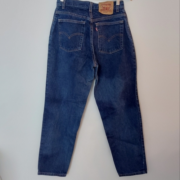 Vintage Levi's 550 Jeans Relax Fit Taper/Barrel Leg  Size 10 Missy Short - Picture 2 of 8